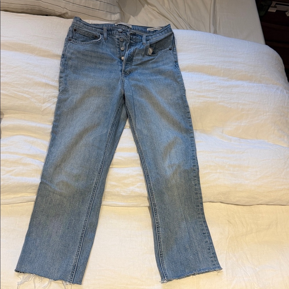 Denim Forum Arlo High Rise Straight
